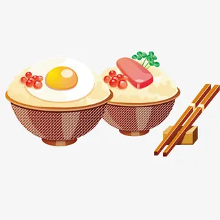 丰盛的饭菜免抠