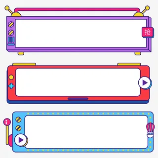 清新商品展示窗矢量图免抠