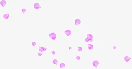 散落花瓣漂浮元素免抠