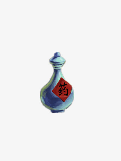 游戏卡通药瓶免抠