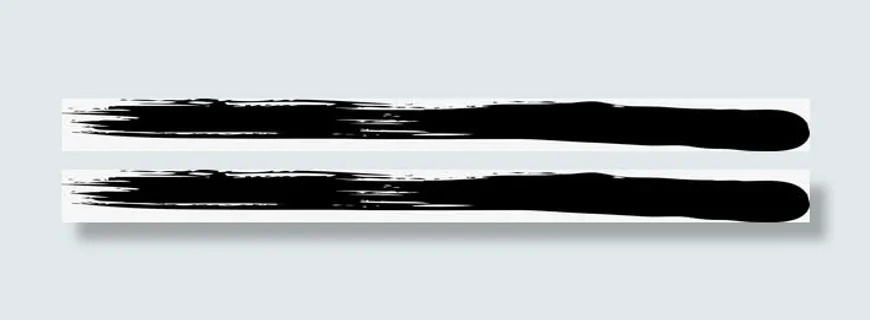 线水墨笔刷免抠