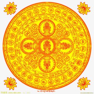 五方神佛素材免抠