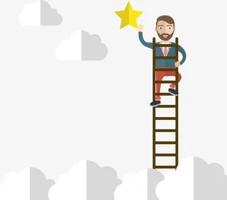 登上云霄摘星星免抠