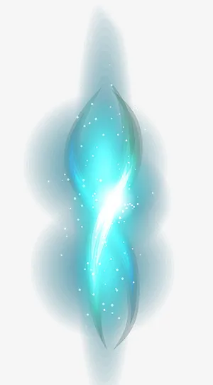 蓝色免抠光效免抠