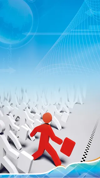 商务科技海报H5背景高清