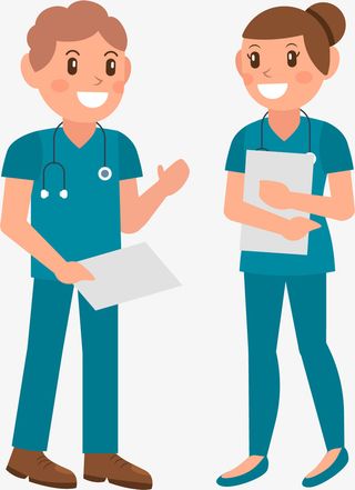 卡通医疗医生人物免抠
