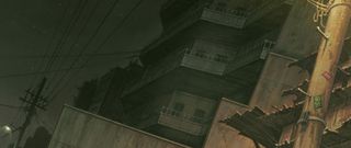 古老的城市街道月亮免抠