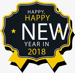 新年促销标签免抠