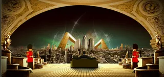 现代金融地产背景高清