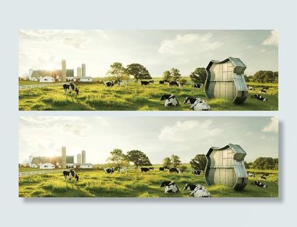 电商风景草原合成背景海报banner高清