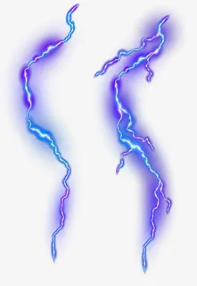 矢量闪电效果元素免抠