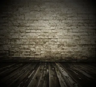 砖墙与地板背景