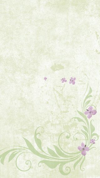 小清新淡雅花草边框H5背景素材高清