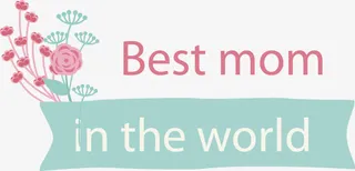 母亲节花卉元素免抠