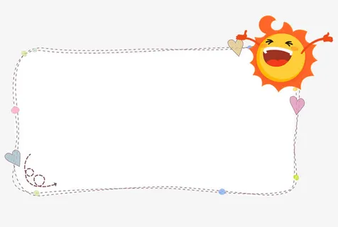 卡通文字框免抠