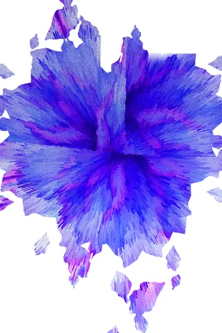 水墨花突出背景底纹