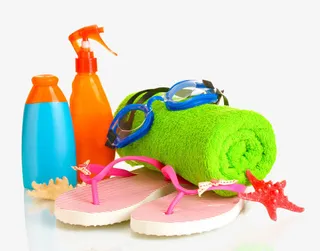 有质感的游泳元素免抠