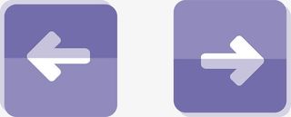 紫色箭头按钮免抠