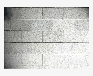 灰色石砖墙坚硬笔直免抠