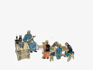 老先生讲学免抠