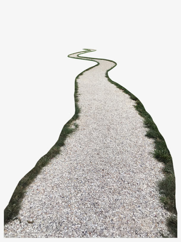 一条石子路免抠
