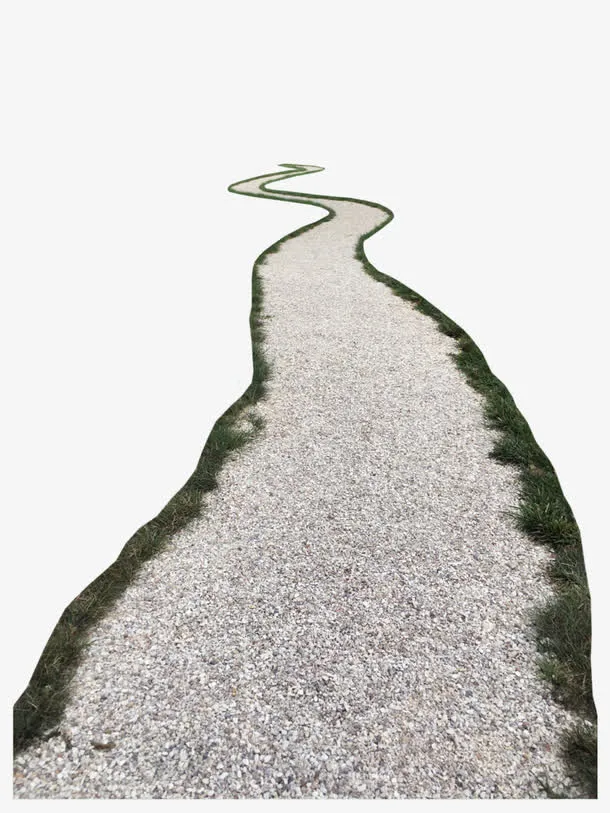 一条石子路免抠
