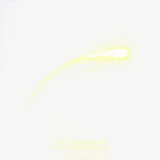 黄色流星线条免抠