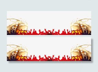 夏日啤酒节免抠