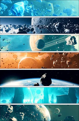 宇宙星空 banner背景图