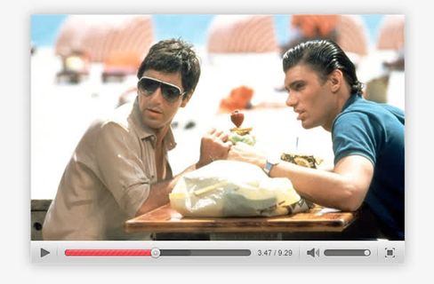 视频播放器界面免抠