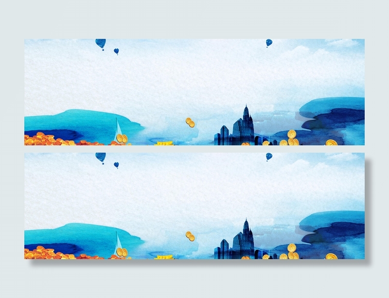 理财海报背景高清