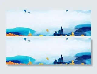 理财海报背景高清