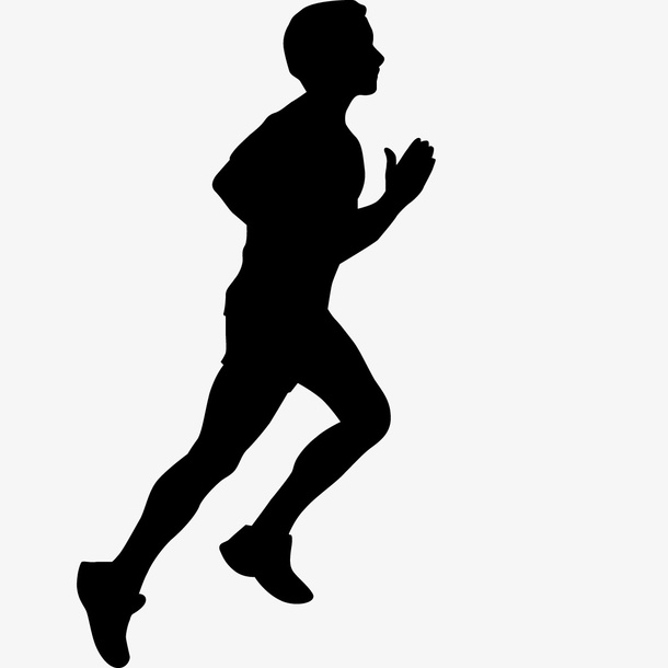 跑步男人免抠
