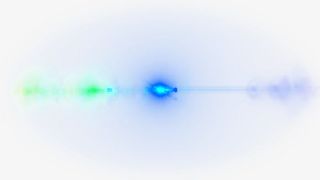 蓝色发光光晕免抠