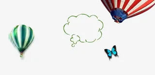 热气球专辑免抠