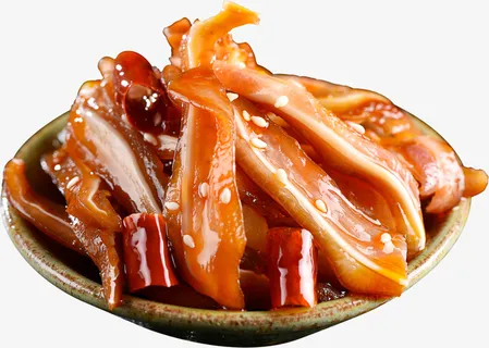 实物美味熟食猪耳朵免抠