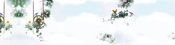 清爽百搭淘宝海报背景