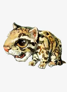 手绘卡通老虎免抠