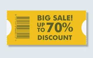 侧边优惠券免抠