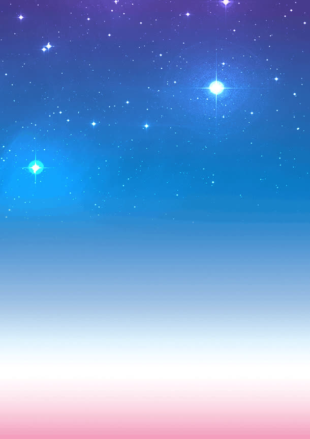 七夕浪漫海报背景免抠