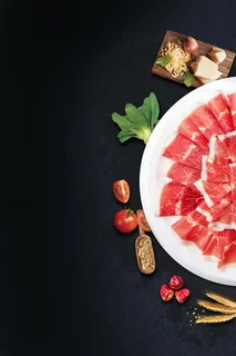 中华美食羊肉火锅背景高清