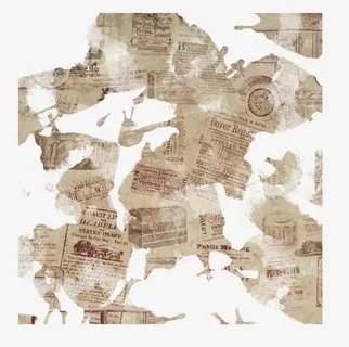 破碎的纸张图片免抠