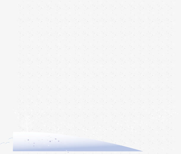 雪地雪花素材免抠