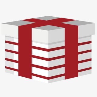 矢量艺术礼品盒子免抠