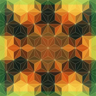 复古风名族花纹几何晶形背景高清