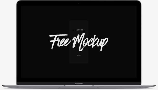 MACBOOK笔记本模型素材免抠