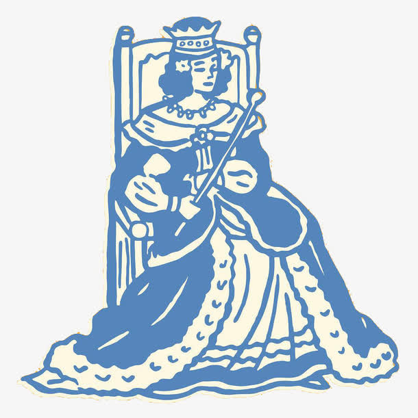 女皇的权利卡通漫画免抠手绘/卡通卡通元素