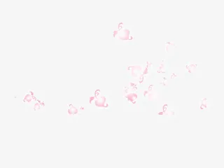 飘落的爱心免抠