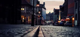 街道海报素材高清