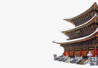 中国风楼房免抠